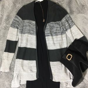 Striped cardigan